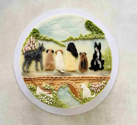 Dog chronicles, a Fig & Owl cake