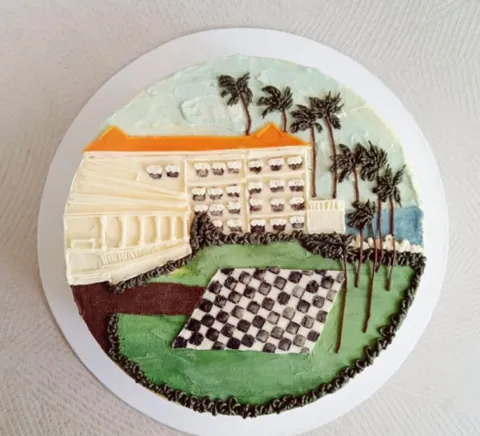 Galle Face Hotel, a Fig & Owl cake