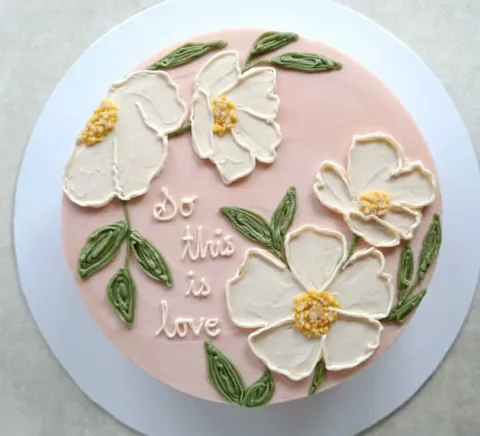 So this is love, a Fig & Owl cake
