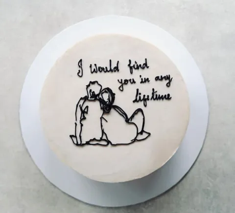 I would find you, a Fig & Owl cake