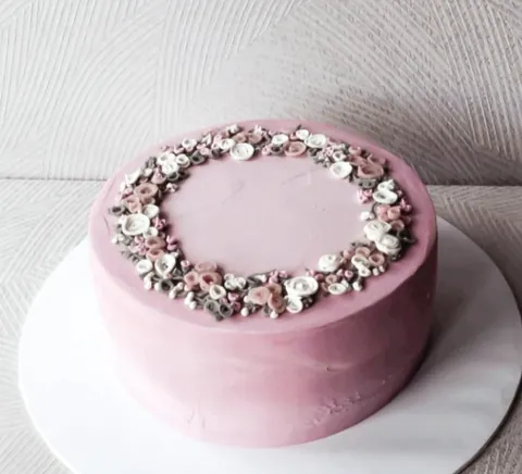 Blossom Wreath, a Fig & Owl cake