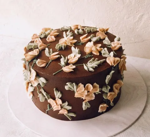 Blush and Earth, a Fig & Owl cake