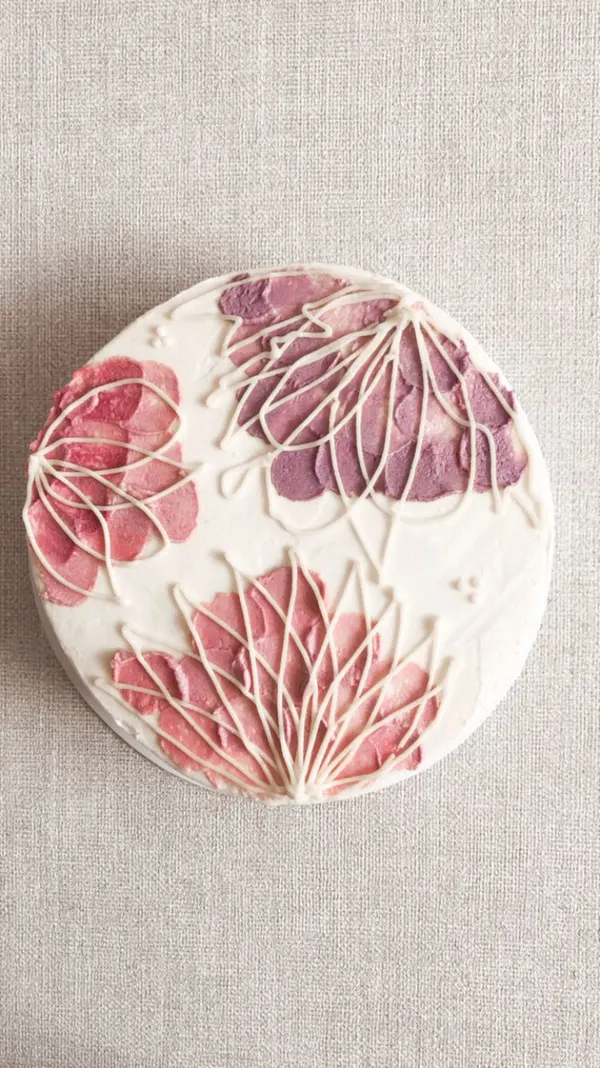 A Fig & Owl buttercream cake