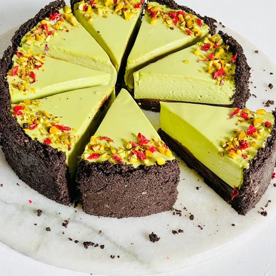 Pistachio Oreo Cheesecake by Fig & Owl
