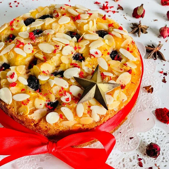 Cherry Amaretto Cake by Fig & Owl